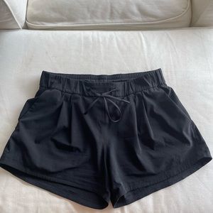 Black Lululemon shorts - athletic material